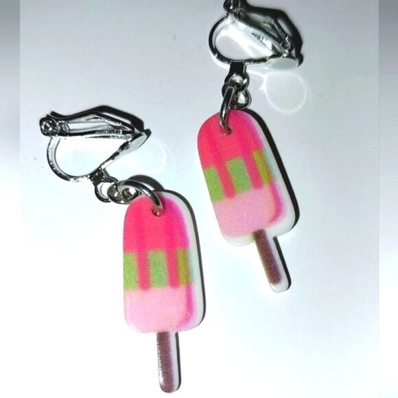 Super cute girls clip-on earrings - Picture 2 of 4